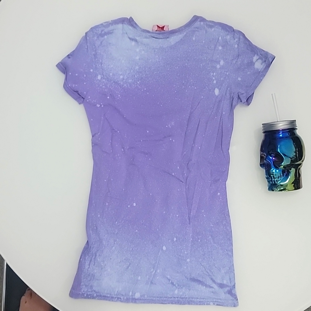 Fender purple splatter skull tee - Picture 8 of 9